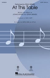 At This Table SATB choral sheet music cover